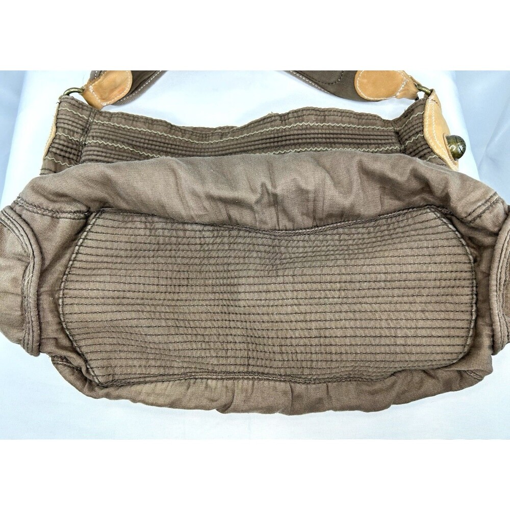 Y2K Gap Baguette Shoulder Bag Women’s Brown Lined Handbag Purse - Picture 4 of 11